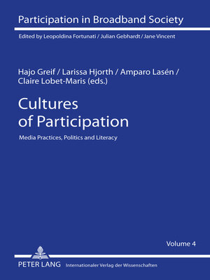 cover image of Cultures of Participation